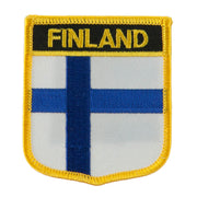 Europe Flag Embroidered Patch Shield