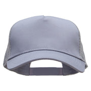 Five Panels Pro Style Trucker Mesh Cap - Grey OSFM