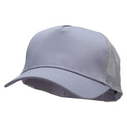 Five Panels Pro Style Trucker Mesh Cap - Grey OSFM