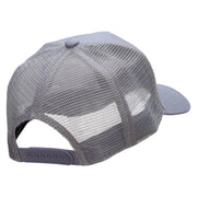 Five Panels Pro Style Trucker Mesh Cap - Grey OSFM