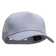 Five Panels Pro Style Trucker Mesh Cap - Grey OSFM