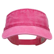 Washed Pigment Dyed Cotton Twill Visor