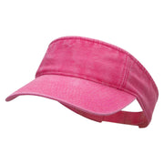 Washed Pigment Dyed Cotton Twill Visor