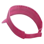 Washed Pigment Dyed Cotton Twill Visor