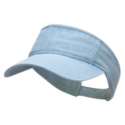 Washed Pigment Dyed Cotton Twill Visor