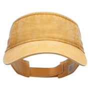 Washed Pigment Dyed Cotton Twill Visor