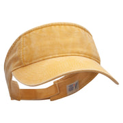 Washed Pigment Dyed Cotton Twill Visor