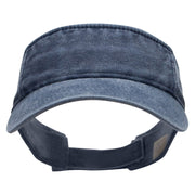 Washed Pigment Dyed Cotton Twill Visor