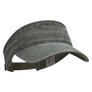 Washed Pigment Dyed Cotton Twill Visor