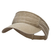 Washed Pigment Dyed Cotton Twill Visor