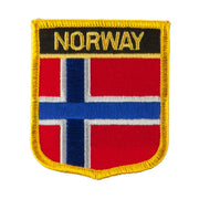 Europe Flag Embroidered Patch Shield