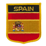 Europe Flag Embroidered Patch Shield