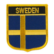 Europe Flag Embroidered Patch Shield