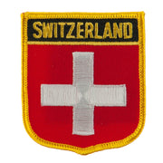 Europe Flag Embroidered Patch Shield