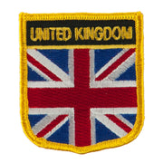 Europe Flag Embroidered Patch Shield