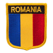 Europe Flag Embroidered Patch Shield