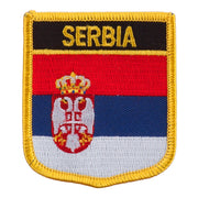 Europe Flag Embroidered Patch Shield