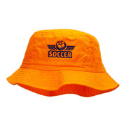 Soccer Wings Embroidered Bucket Hat