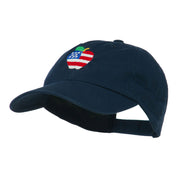 Apple American Flag Embroidered Cap