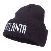 City of Atlanta Embroidered Long Beanie