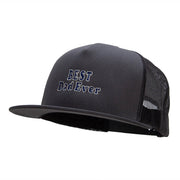 Best Dad Ever Embroidered 5 Panel Mesh Snapback Made in USA