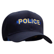 Blue Line Police Solid Cotton Twill Low Profile Snap Cap