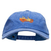 Safari Car Embroidered Pigment Dyed Wash Cap