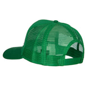 Awesome Grandpa Embroidered Solid Cotton Mesh Pro Cap