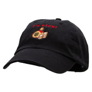 I'm Rich 8-bit Money Low Profile Pet Spun Washed Cap - Black OSFM