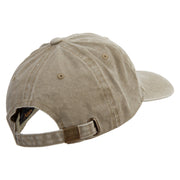 Artistic Letter M Cotton Twill Premium Pigment Dyed Cap - Khaki OSFM