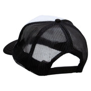 100th Birthday Embroidered Foam Panel Mesh Snapback - Black-White OSFM