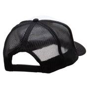 100th Birthday Embroidered Foam Panel Mesh Snapback - Black-White OSFM