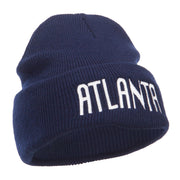 City of Atlanta Embroidered Long Beanie