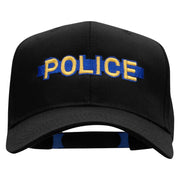 Blue Line Police Solid Cotton Twill Low Profile Snap Cap