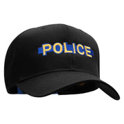 Blue Line Police Solid Cotton Twill Low Profile Snap Cap