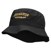 Afghanistan Veteran Embroidered Bucket Hat