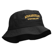 Afghanistan Veteran Embroidered Bucket Hat