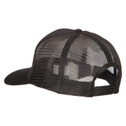 Awesome Grandpa Embroidered Solid Cotton Mesh Pro Cap