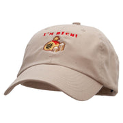 I'm Rich 8-bit Money Low Profile Pet Spun Washed Cap - Khaki OSFM