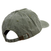 Artistic Letter M Cotton Twill Premium Pigment Dyed Cap - Olive OSFM