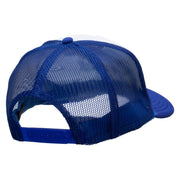 100th Birthday Embroidered Foam Panel Mesh Snapback - Royal-White OSFM