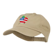 Apple American Flag Embroidered Cap