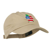 Apple American Flag Embroidered Cap