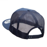 Best Dad Ever Embroidered 5 Panel Mesh Snapback Made in USA