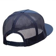 Best Dad Ever Embroidered 5 Panel Mesh Snapback Made in USA