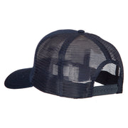 Awesome Grandpa Embroidered Solid Cotton Mesh Pro Cap