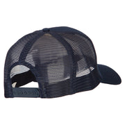 Awesome Grandpa Embroidered Solid Cotton Mesh Pro Cap