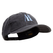 Artistic Letter M Cotton Twill Premium Pigment Dyed Cap - Black OSFM