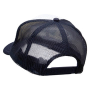 100th Birthday Embroidered Foam Panel Mesh Snapback - Navy-White OSFM