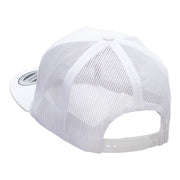 Best Dad Ever Embroidered 5 Panel Mesh Snapback Made in USA